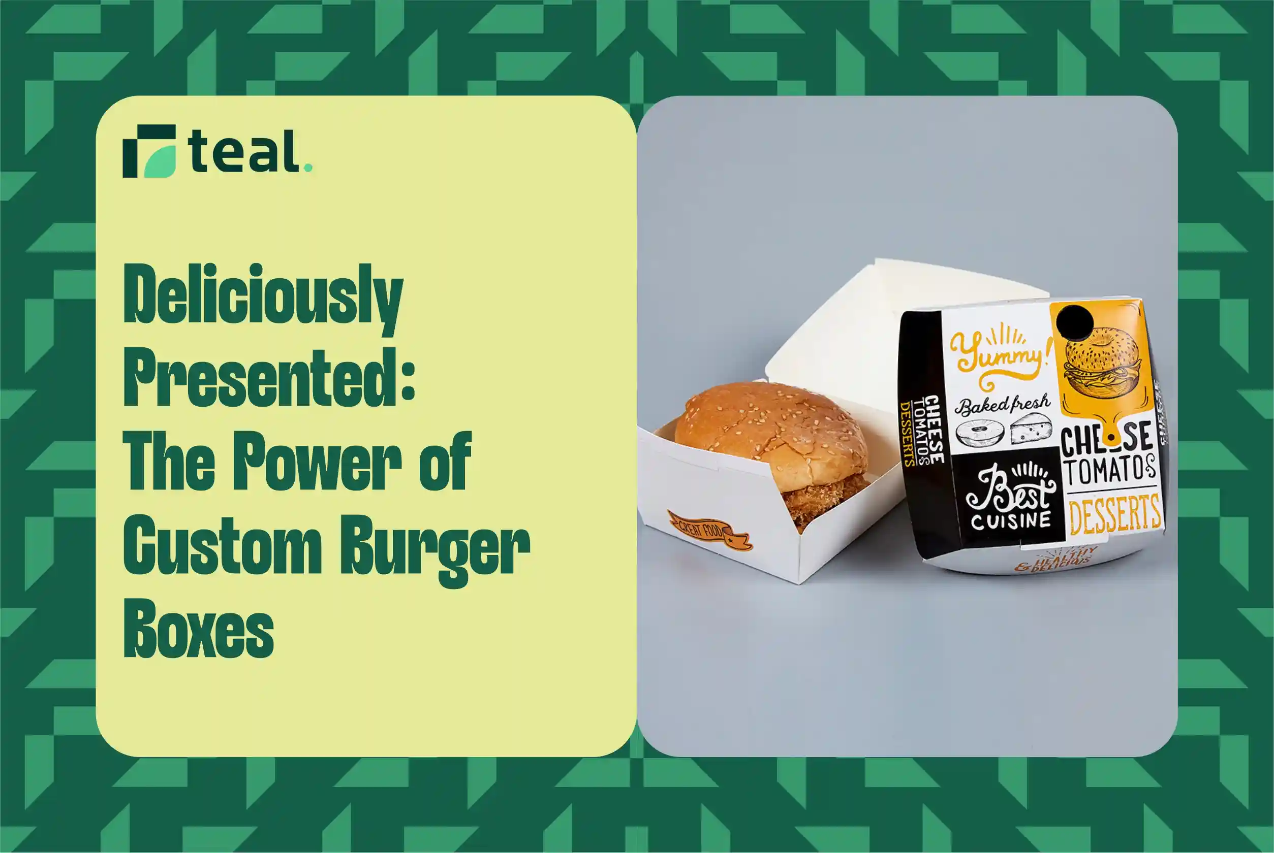Exciting Custom Burger Boxes Benefits and Features